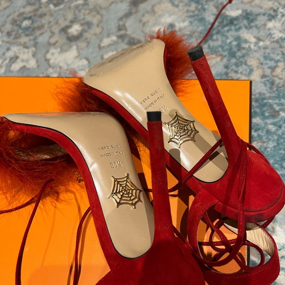 Charlotte Olympia Red Sandals - Picture 5 of 5